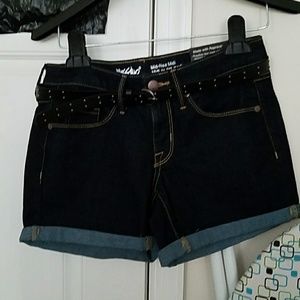 Denim shorts